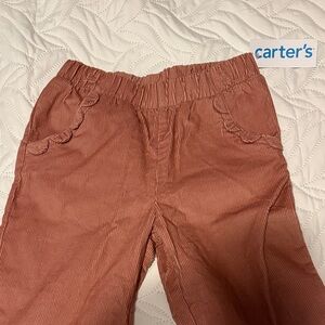 Carter's Rose Corduroy Kids Pants